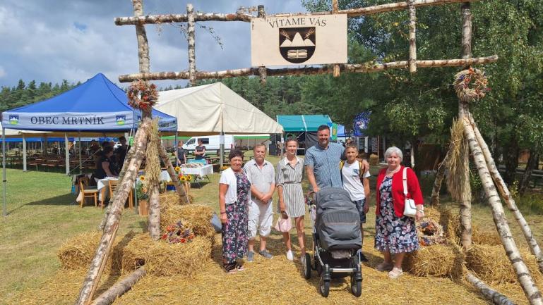 Rábská delegace na slavnostním vyhlášení 28. ročníku soutěže Vesnice roku Plzeňského kraje. Foto: Tereza Freidingerová