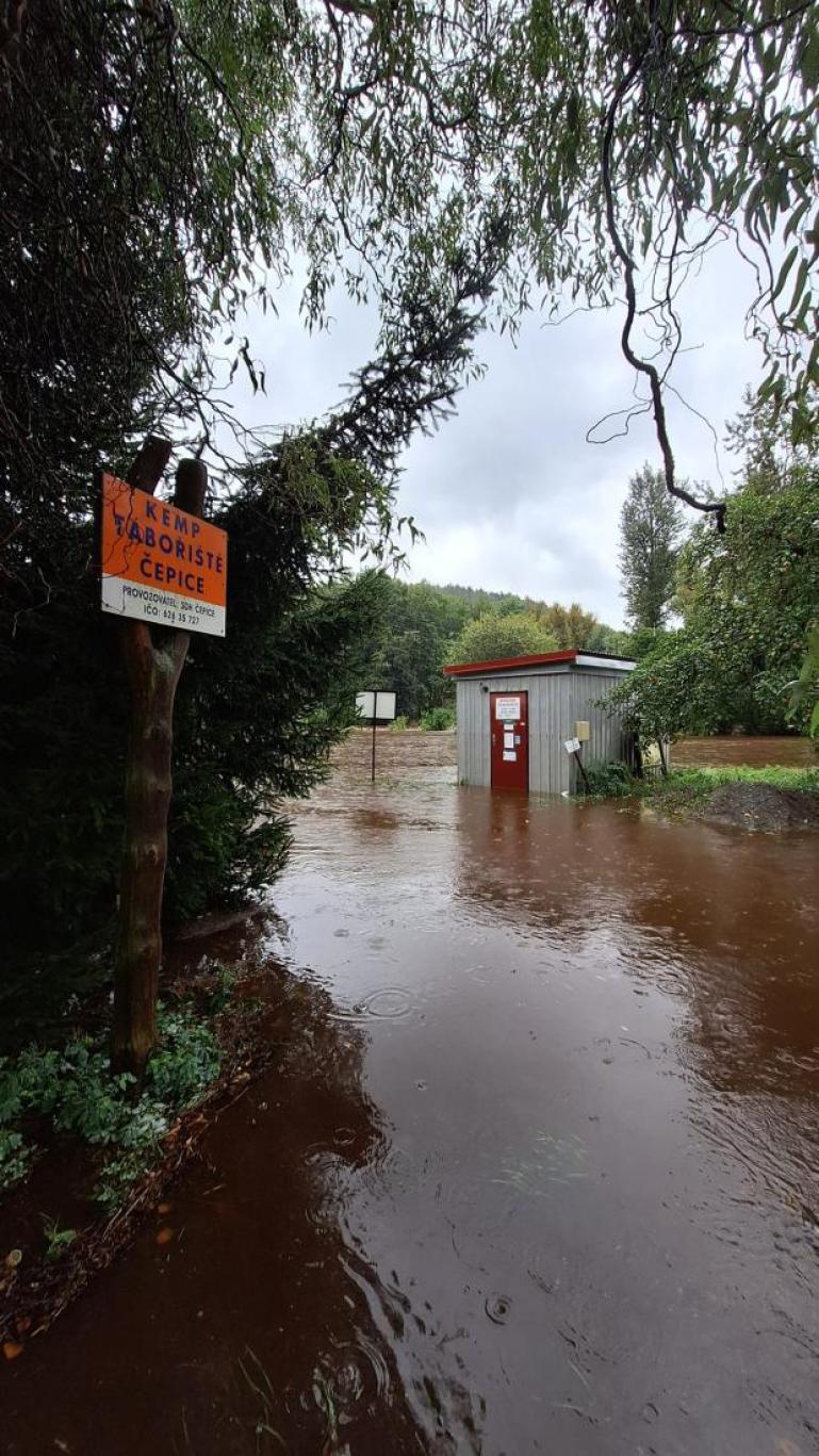 Čepice, tábořiště - 14. září 2024. Foto: Tereza Freidingerová