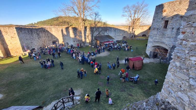 9. ročník Nebíčka a Peklíčka na hradu Rabí. Foto: Tereza Freidingerová